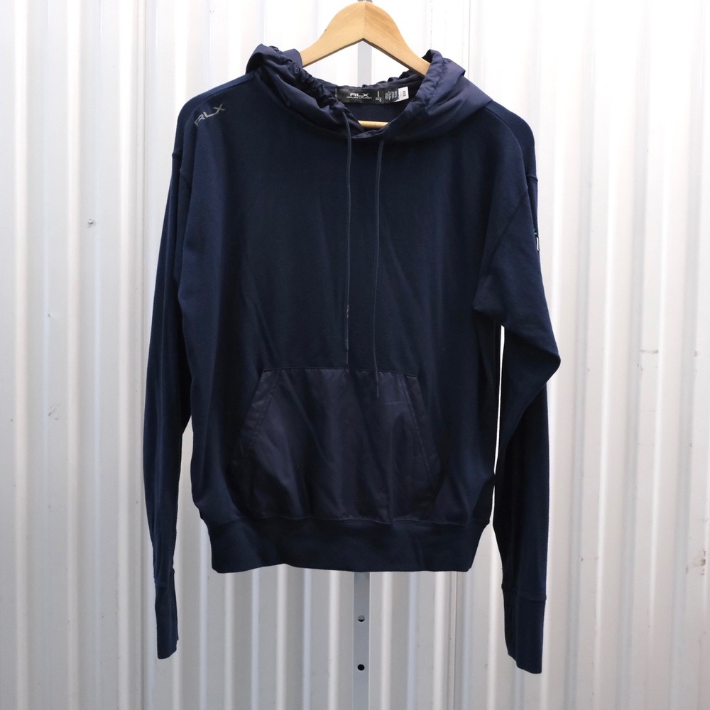 Ralph Lauren RLX Paris 2024 Olympics Navy Blue Hoodie Women's Size Small‎